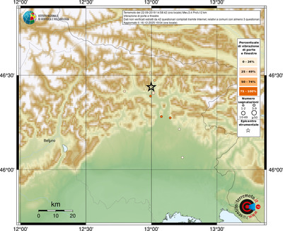 Mappa comuni con almeno 3 questionari