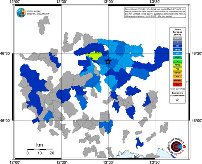 Mappa EMS - territori comuni