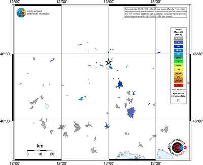 Mappa MCS - territori località