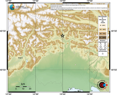 Mappa comuni con almeno 3 questionari