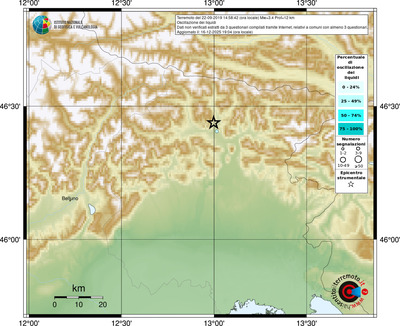 Mappa comuni con almeno 3 questionari