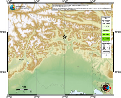 Mappa comuni con almeno 3 questionari