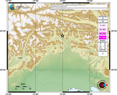Mappa comuni con almeno 3 questionari