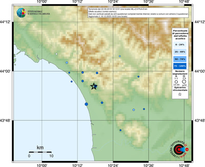 Mappa comuni con almeno 3 questionari