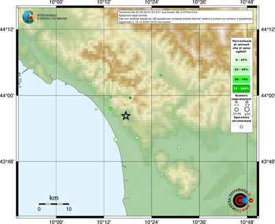 Mappa comuni con almeno 3 questionari