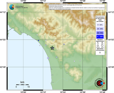 Mappa comuni con almeno 3 questionari
