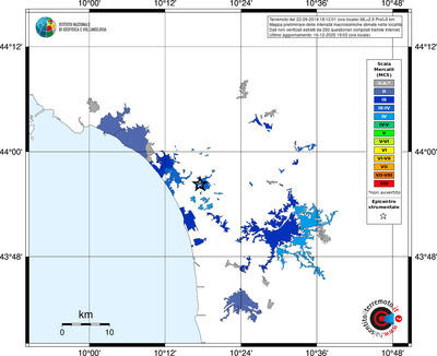 Mappa MCS - territori località