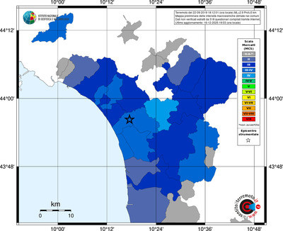 Mappa MCS - territori comuni
