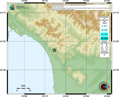 Mappa comuni con almeno 3 questionari