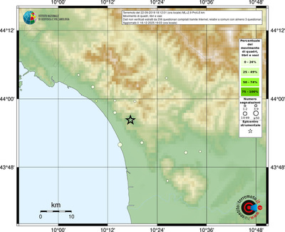 Mappa comuni con almeno 3 questionari