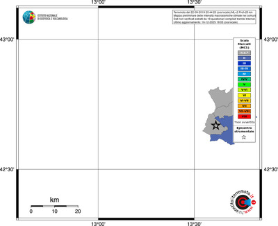 Mappa MCS - territori comuni
