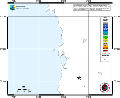Mappa MCS - territori località