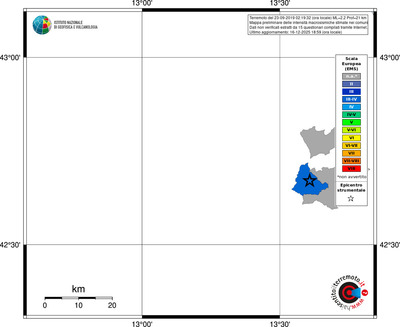 Mappa EMS - territori comuni