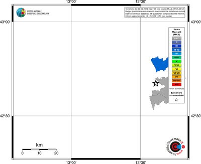 Mappa MCS - territori comuni