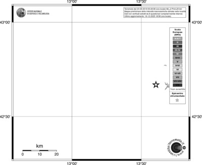 Mappa EMS - territori località