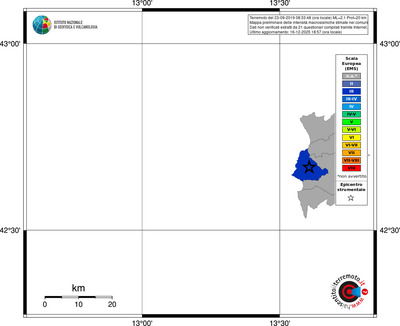Mappa EMS - territori comuni