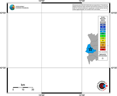 Mappa MCS - territori comuni