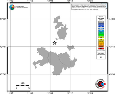 Mappa EMS - territori comuni