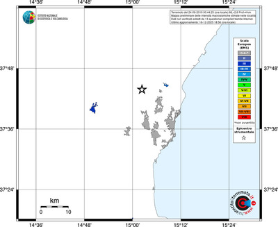 Mappa EMS - territori località