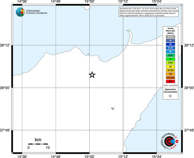 Mappa MCS - territori località