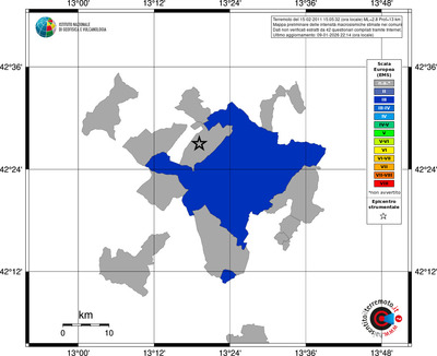 Mappa EMS - territori comuni