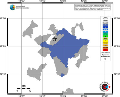 Mappa MCS - territori comuni