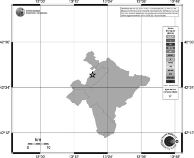 Mappa EMS - territori comuni