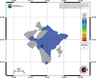 Mappa MCS - territori comuni