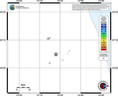 Mappa MCS - territori località