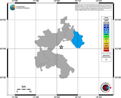 Mappa EMS - territori comuni