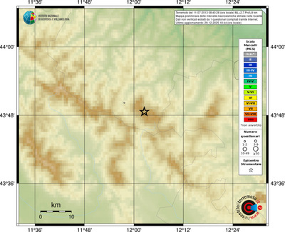 Mappa MCS - località