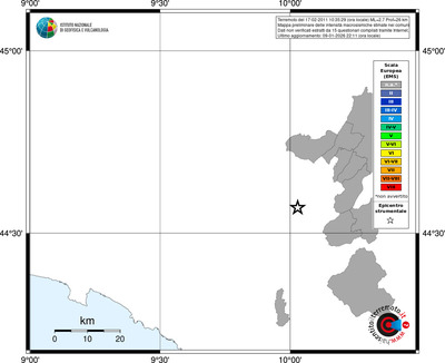 Mappa EMS - territori comuni