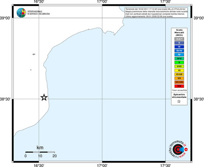Mappa MCS - territori località