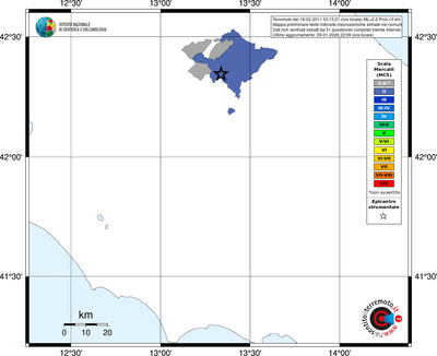 Mappa MCS - territori comuni