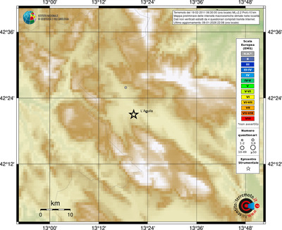 Mappa EMS - località