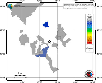 Mappa MCS - territori comuni