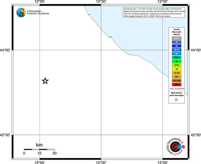 Mappa MCS - territori località