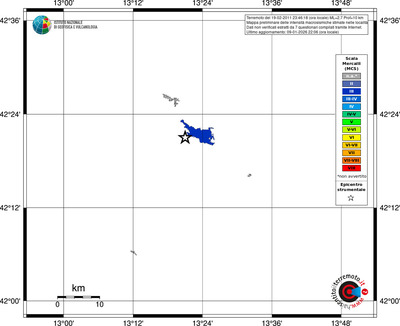 Mappa MCS - territori località