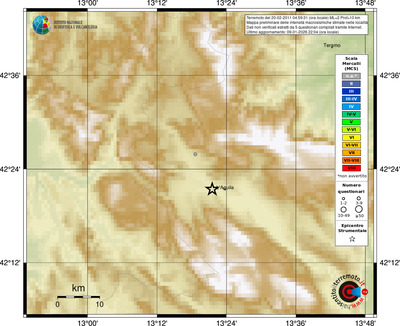 Mappa MCS - località