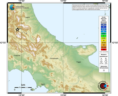 Mappa MCS - località