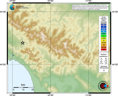 Mappa MCS - località