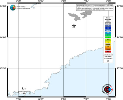 Mappa MCS - territori comuni