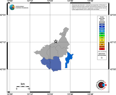 Mappa MCS - territori comuni