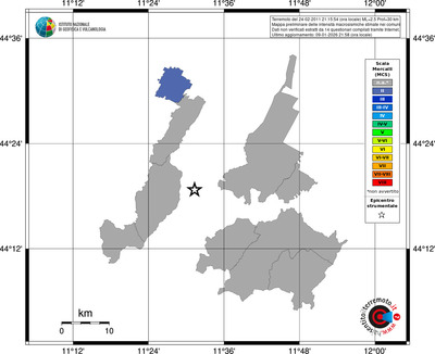 Mappa MCS - territori comuni