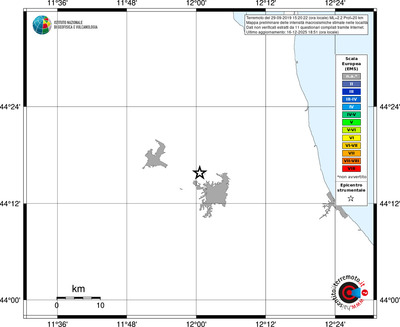 Mappa EMS - territori località