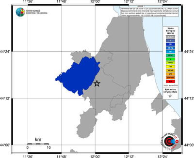 Mappa EMS - territori comuni
