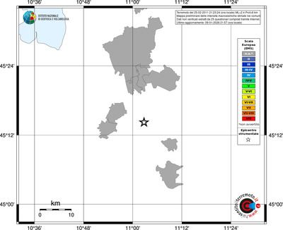 Mappa EMS - territori comuni