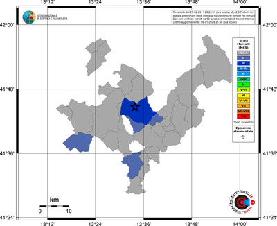 Mappa MCS - territori comuni