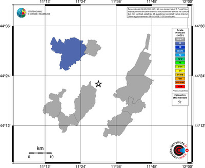 Mappa MCS - territori comuni