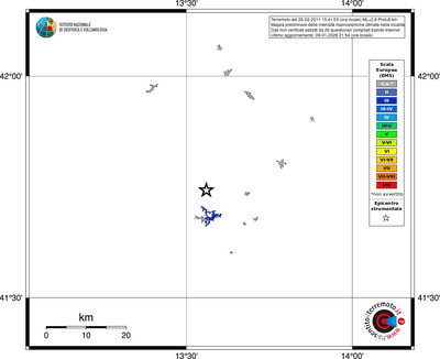 Mappa EMS - territori località